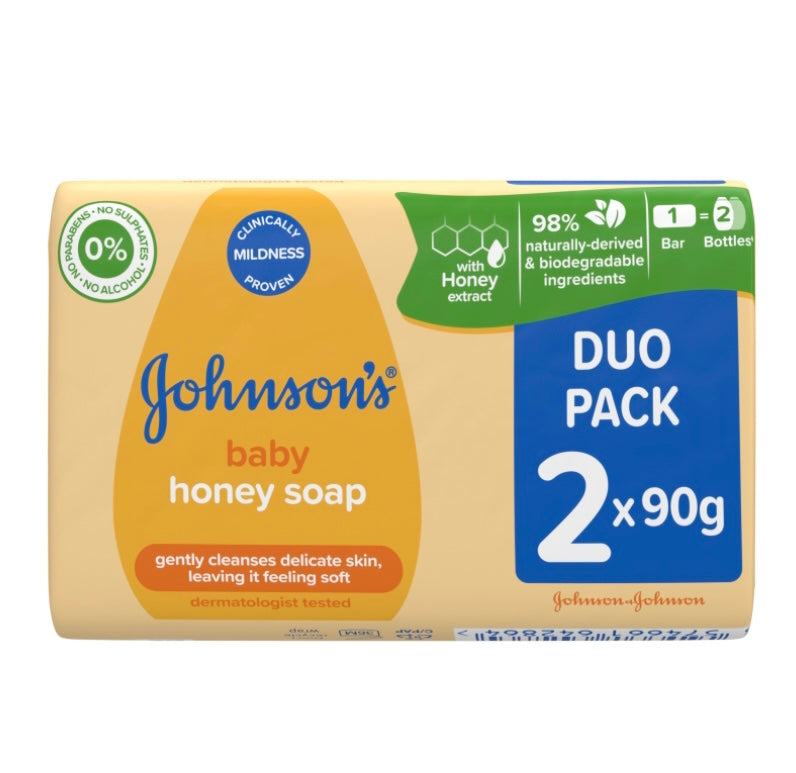 Johnson's Baby Honey Soap - 2 Packs