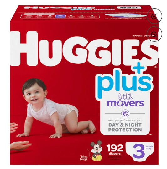 Huggies Little Movers Size 3; 192 count