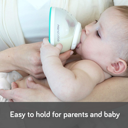 Nanobebe Breastmilk Baby Bottle - Teal