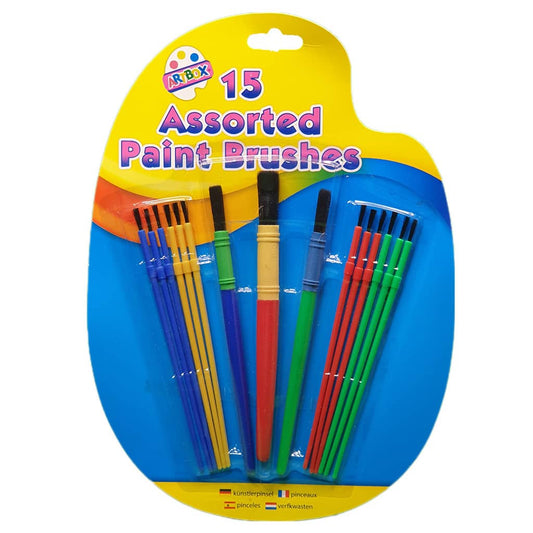 ARTBOX Plastic Paint Brush - Assorted Colours