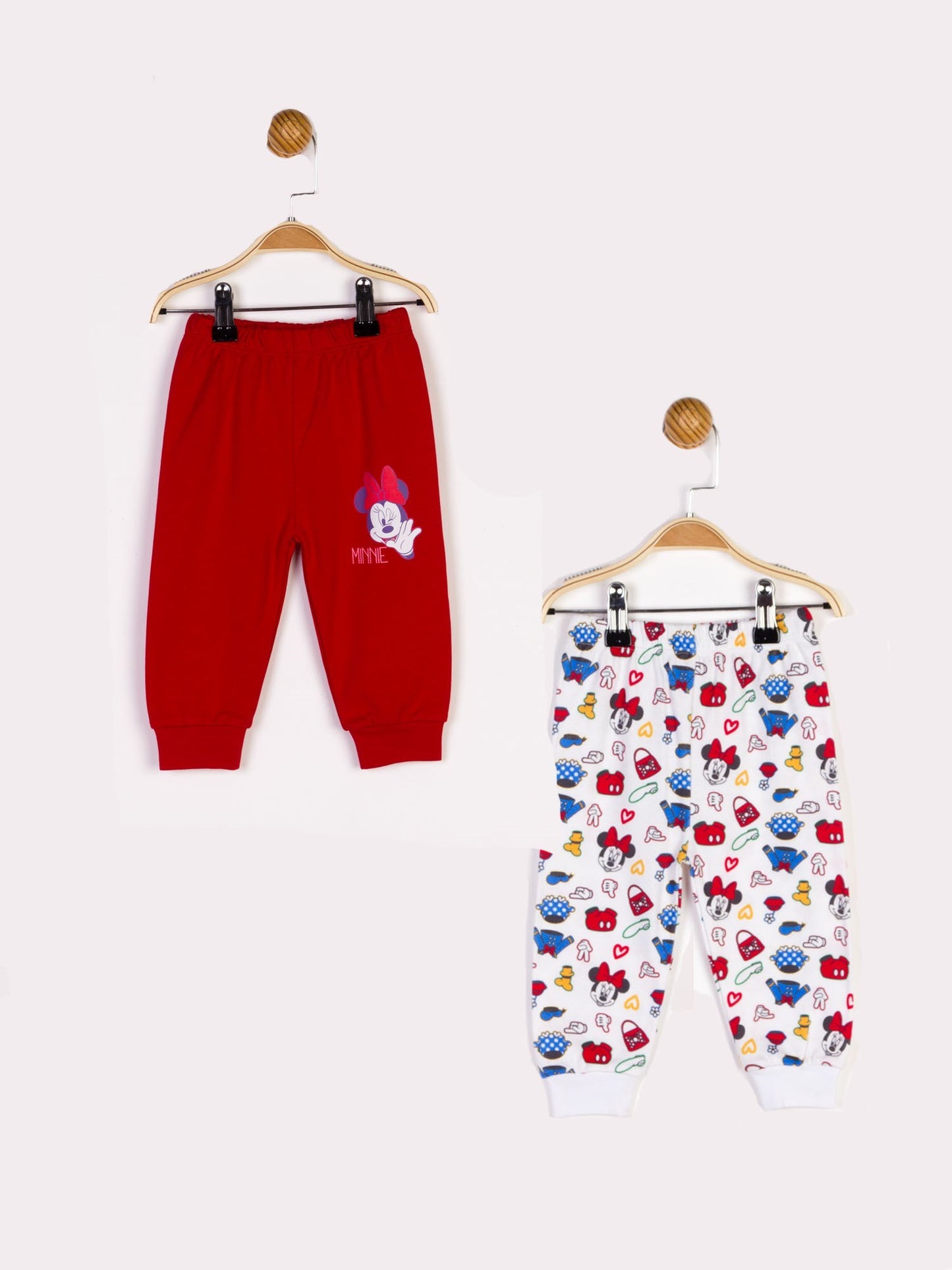 Minnie Mouse 2 Pack Sweatpant - Red
